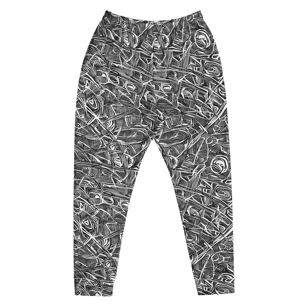 Blackline Rapture on Men's Joggers — Front
