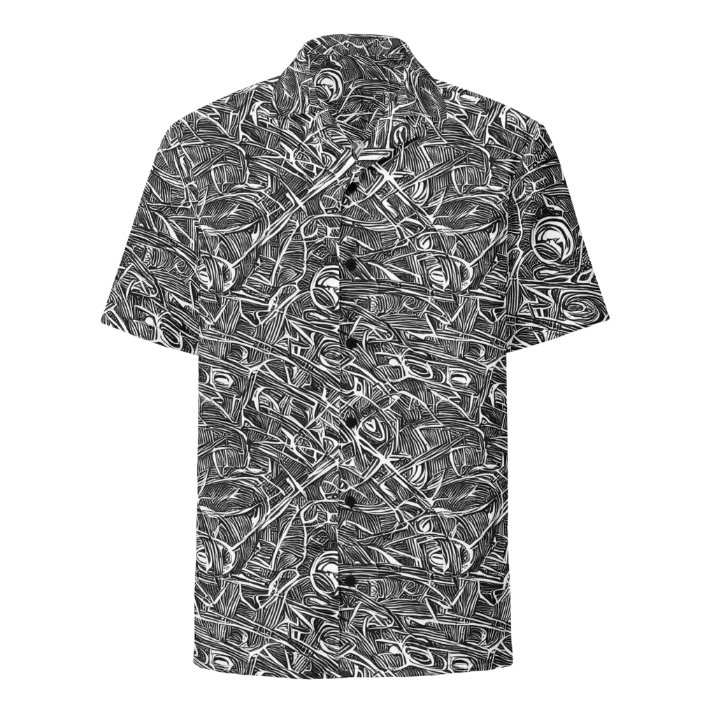 Blackline Rapture on Button Shirt — Front