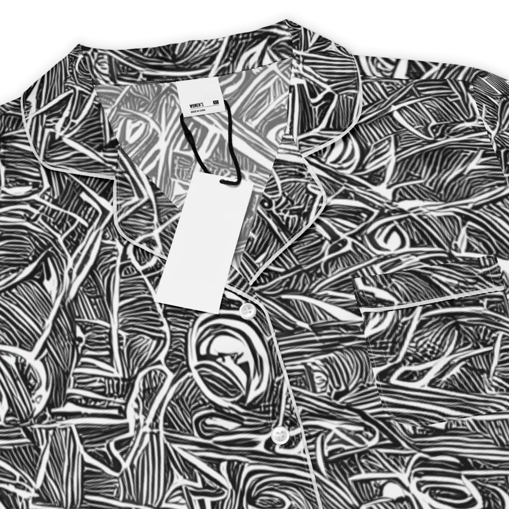 Blackline Rapture on Women's Short Sleeve Pajama Top — Product details