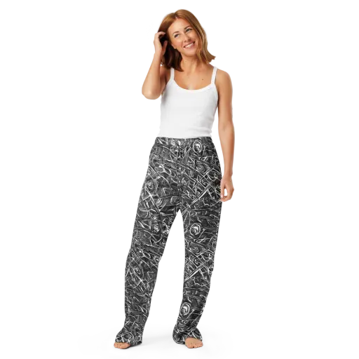 Blackline Rapture on a Women's Pajama Pants