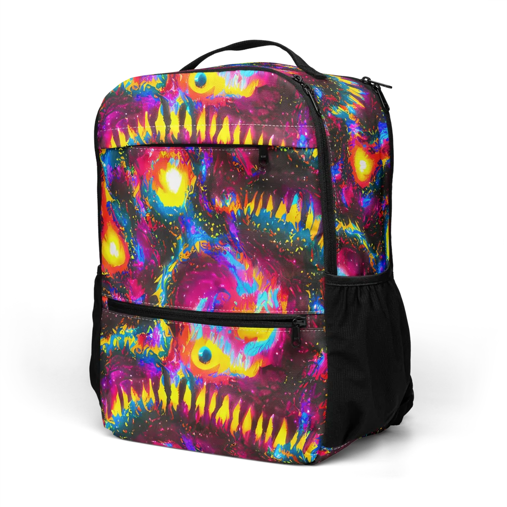 Lava Garden on Utility Backpack — Left Front