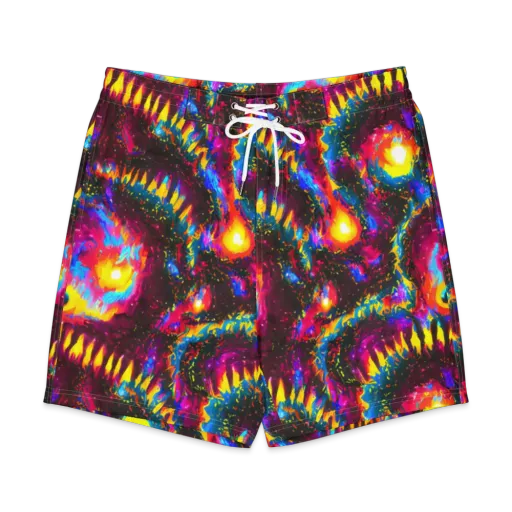 Lava Garden on a Men's Board Shorts