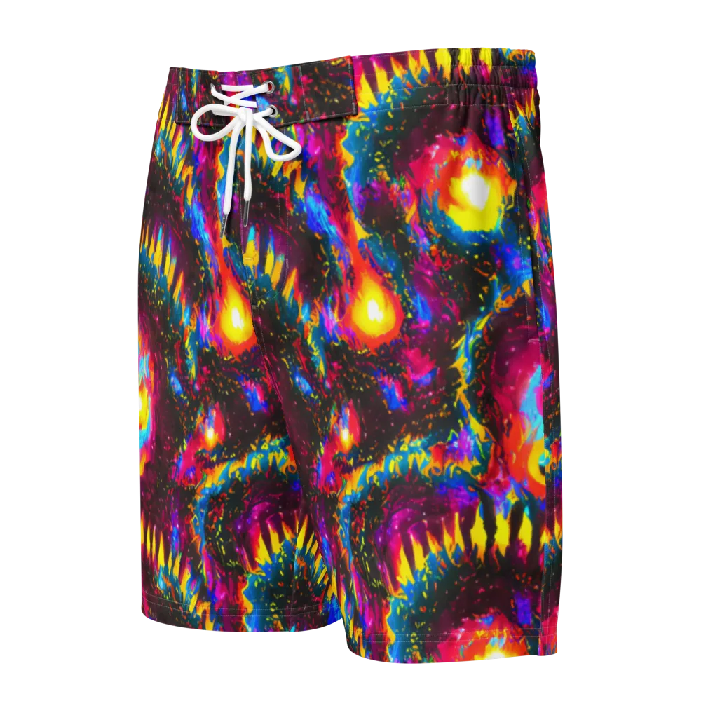 Lava Garden on Men's Board Shorts — Front