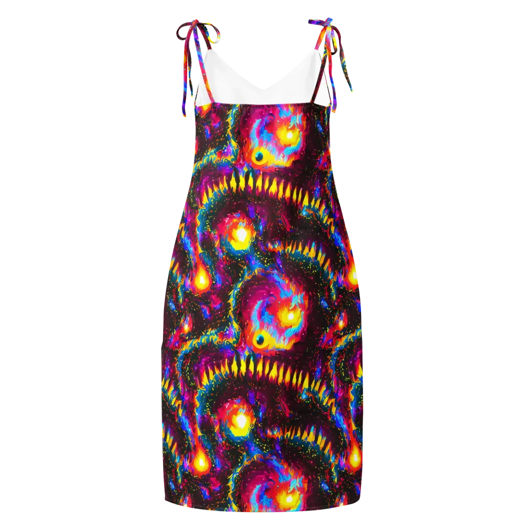 Lava Garden on Slip Dress — Back