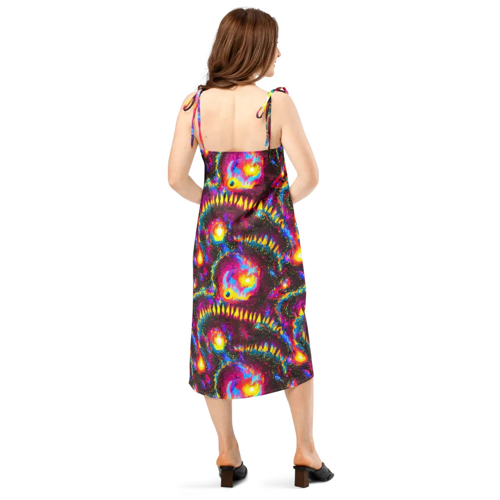 Lava Garden on Slip Dress — Back