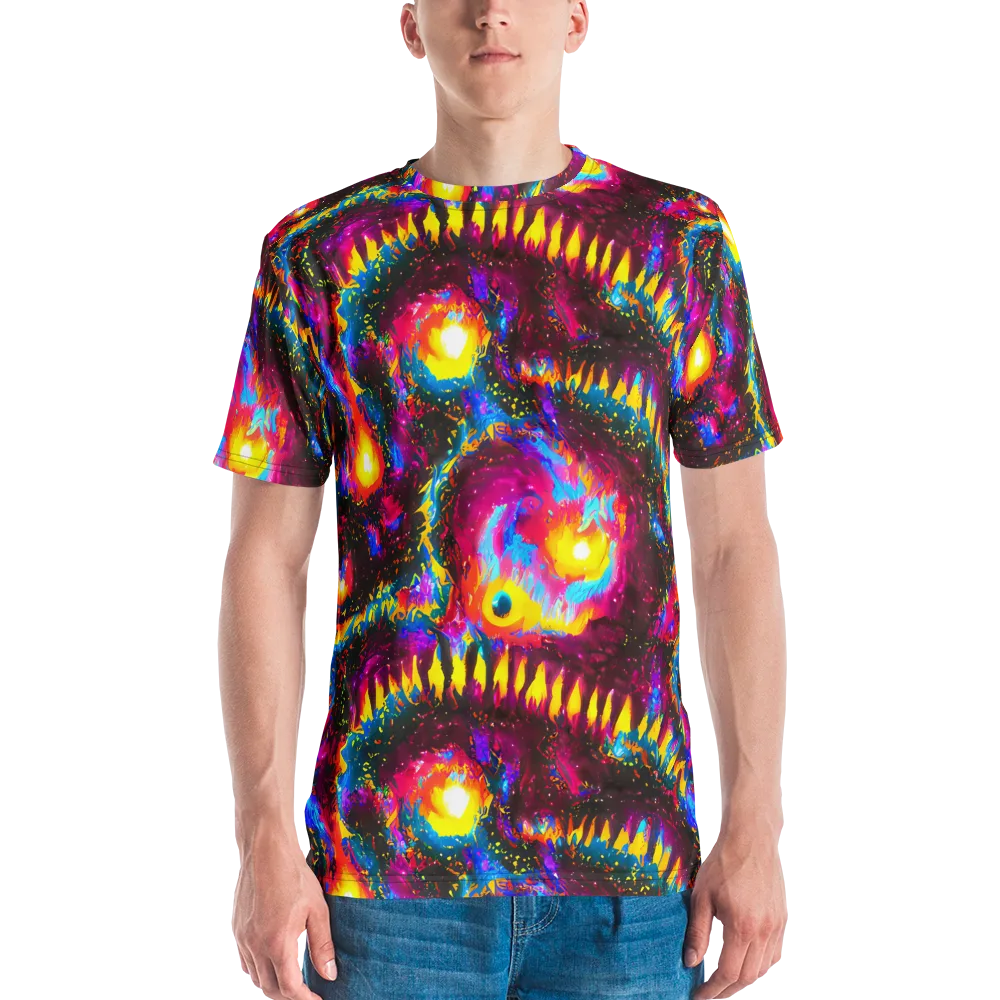 Lava Garden on Men's Crew Neck T-Shirt — Front