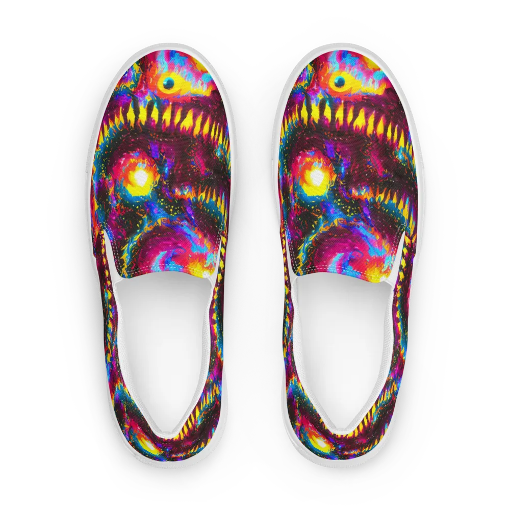 Lava Garden on Women's Slip-On Canvas Shoes — Front