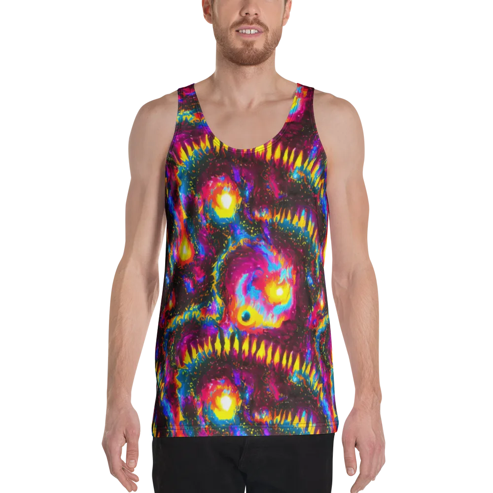 Lava Garden on Men's Tank Top — Front
