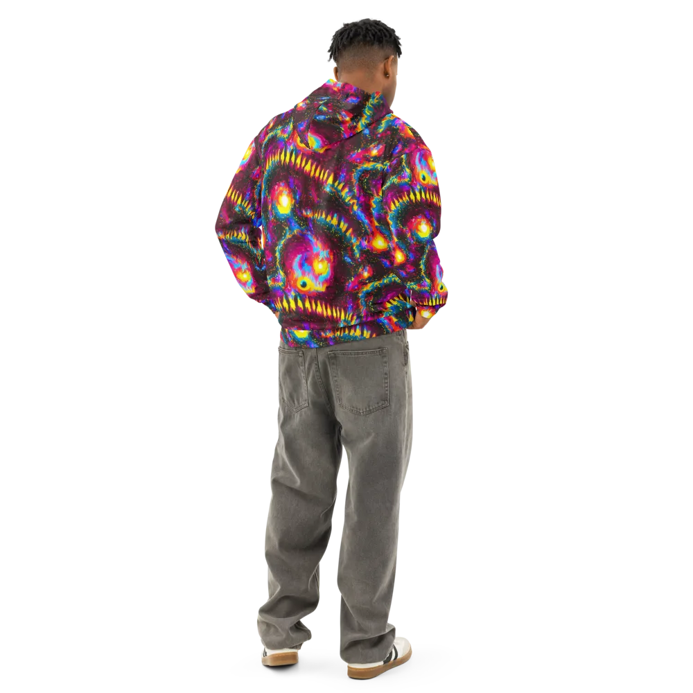 Lava Garden on Cotton Hoodie — Back