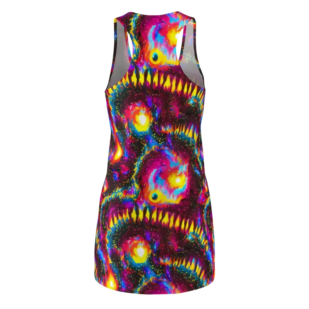 Lava Garden on Racerback Dress — Back