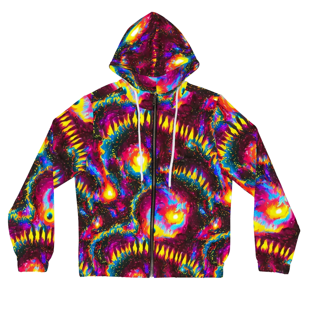 Lava Garden on Women's Full-Zip Hoodie — Front