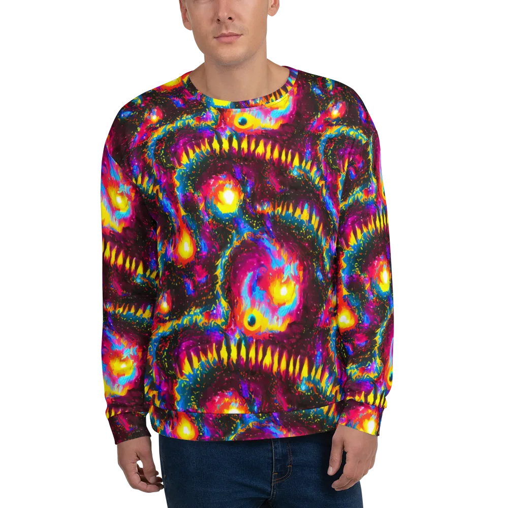 Lava Garden on Sweatshirt — Front