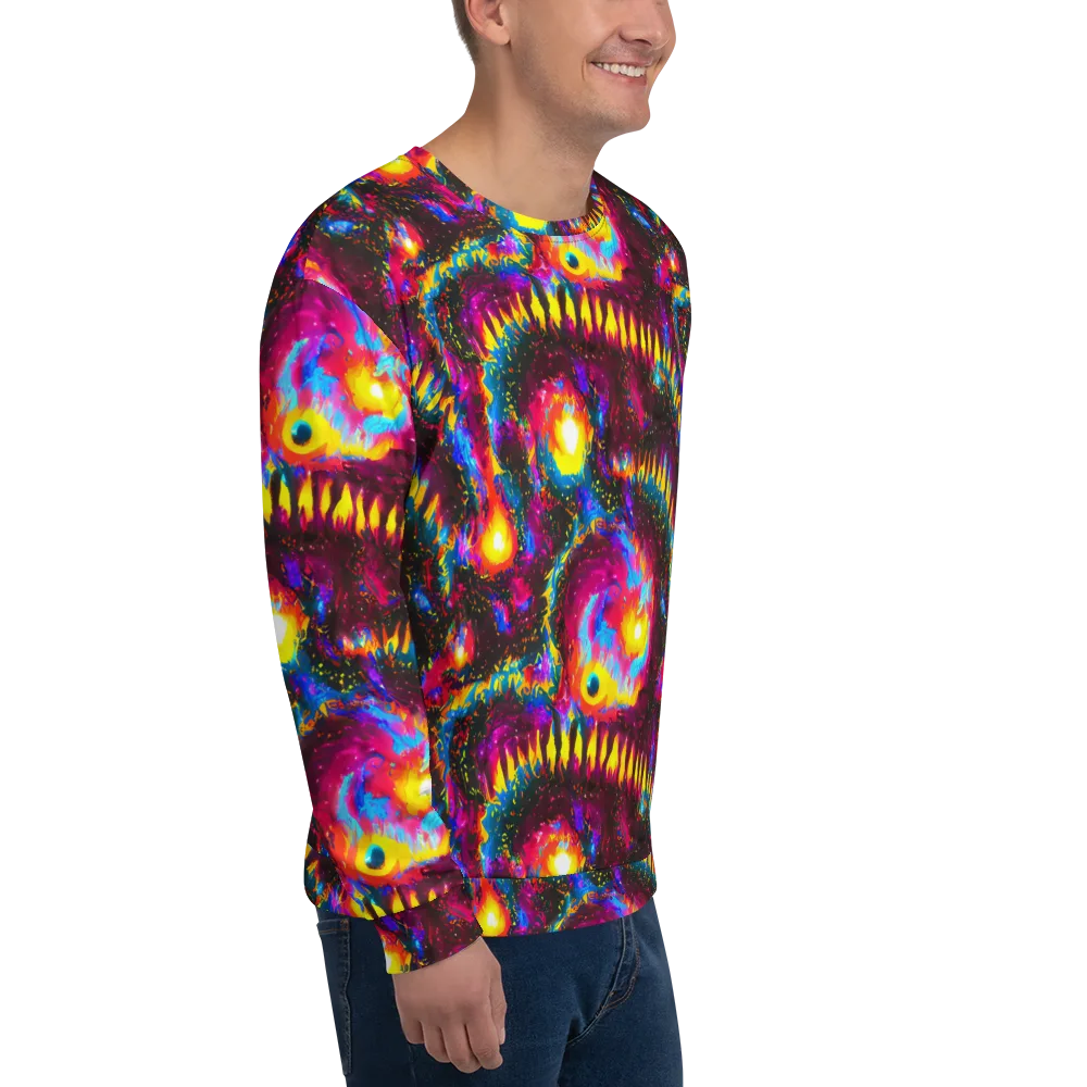 Lava Garden on Sweatshirt — Right Front