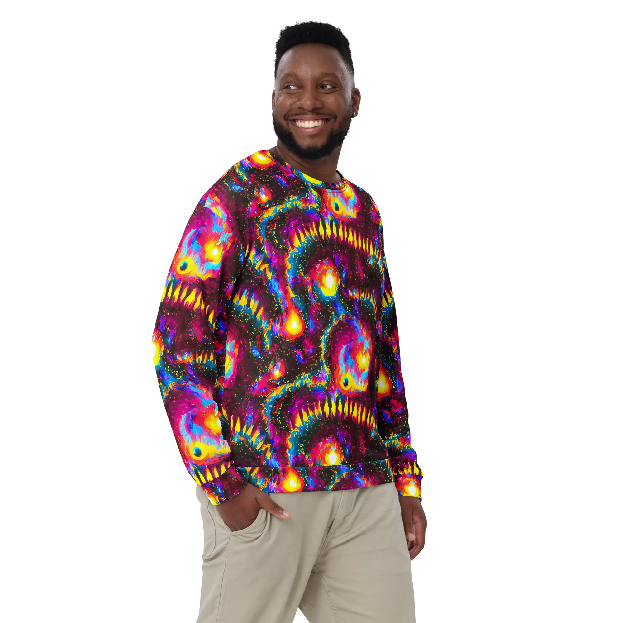 Lava Garden on Sweatshirt — Front
