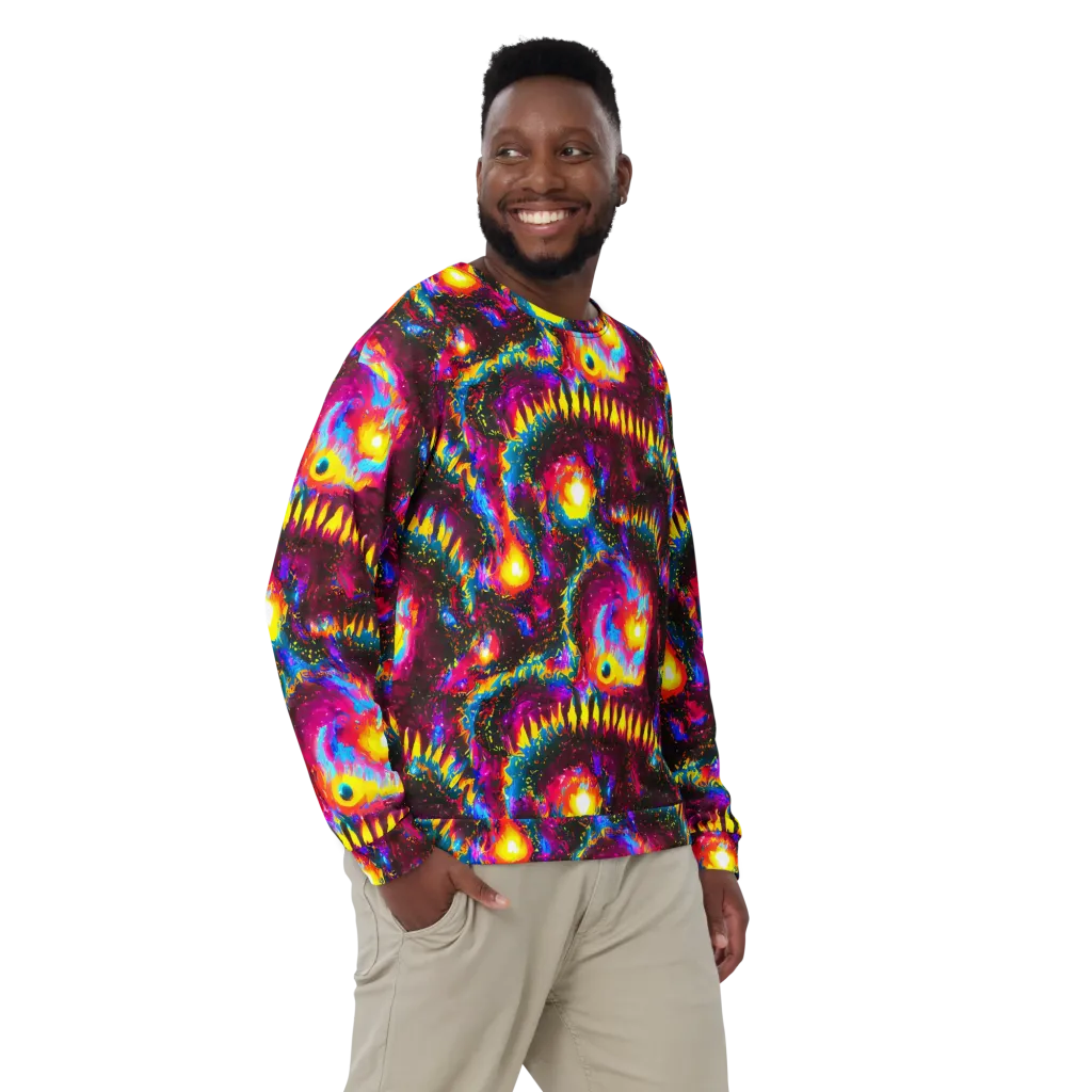 Lava Garden on Sweatshirt — Front