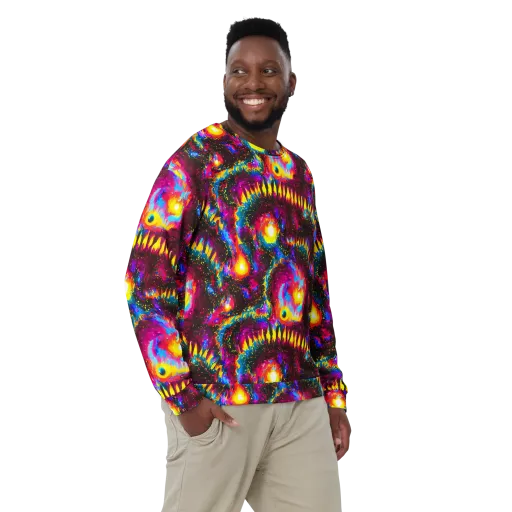 Lava Garden on a Sweatshirt