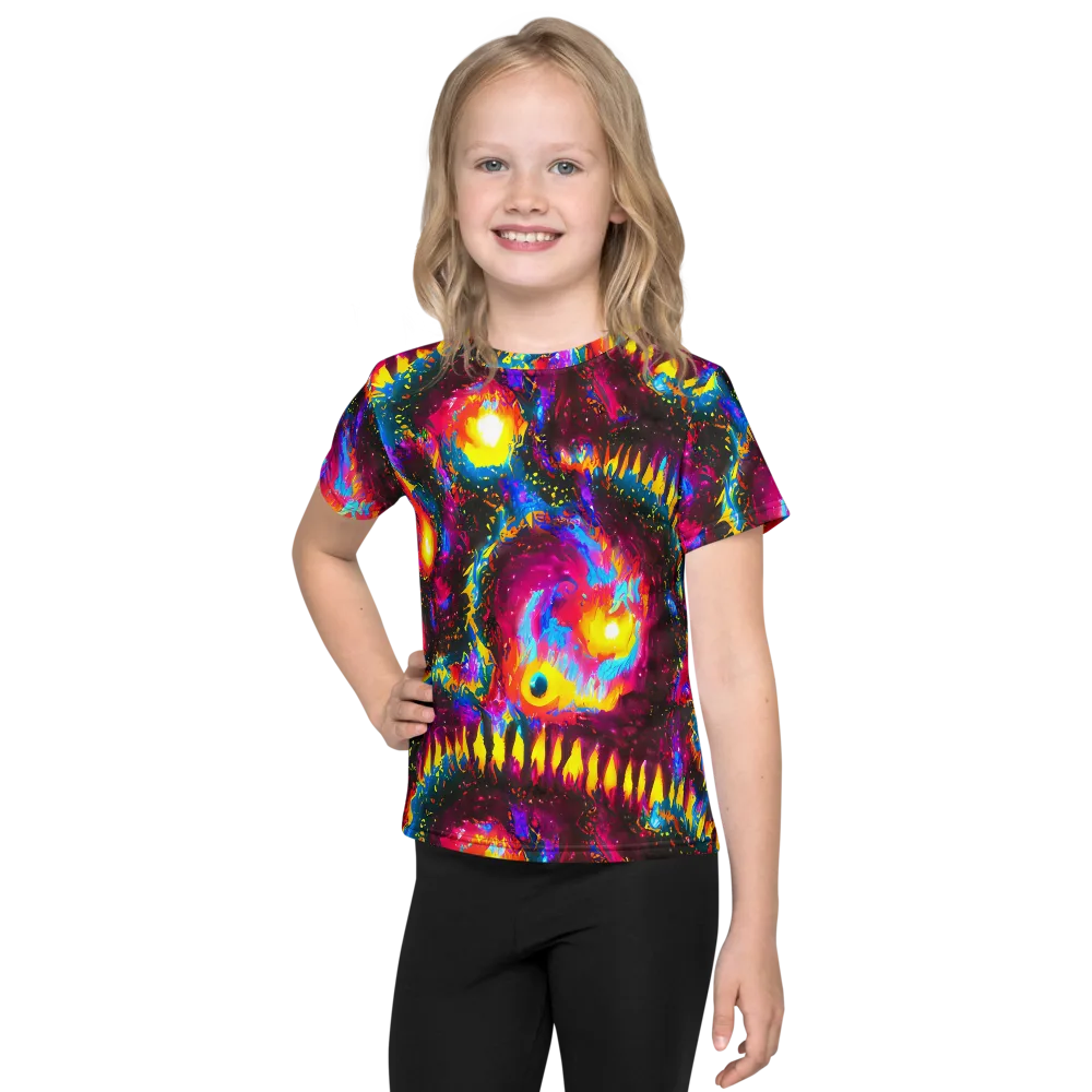 Lava Garden on Kids Crew Neck T-Shirt — Front