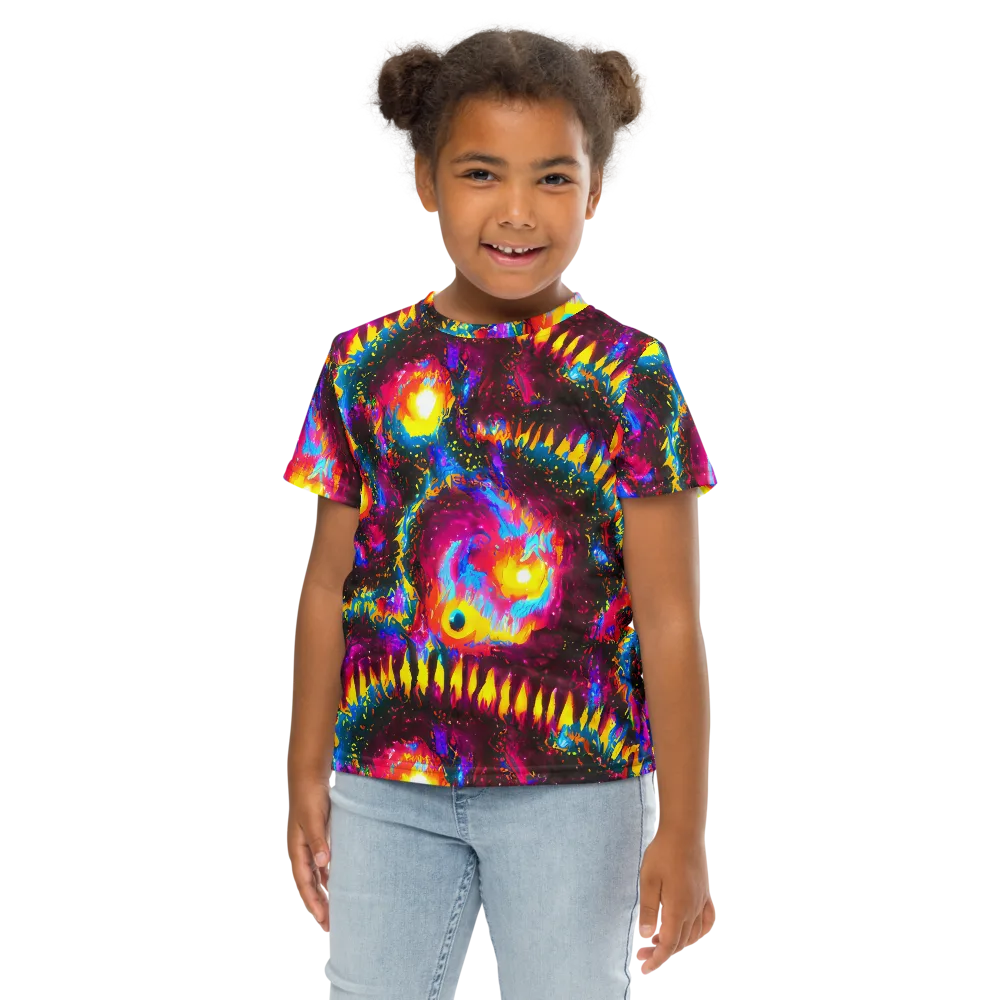 Lava Garden on Kids Crew Neck T-Shirt — Front
