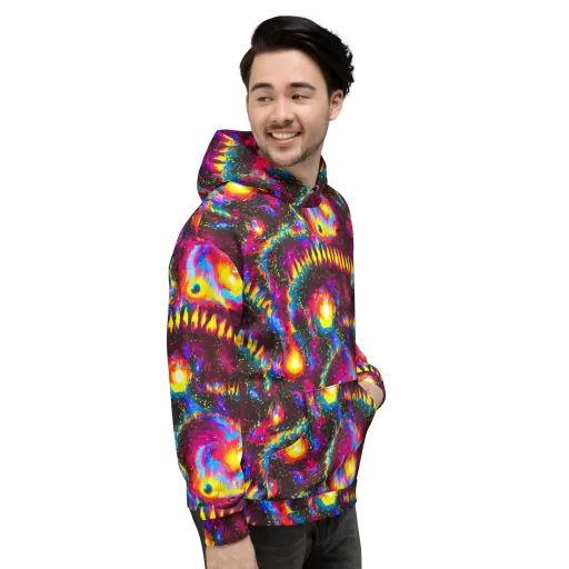 Lava Garden on a Hoodie