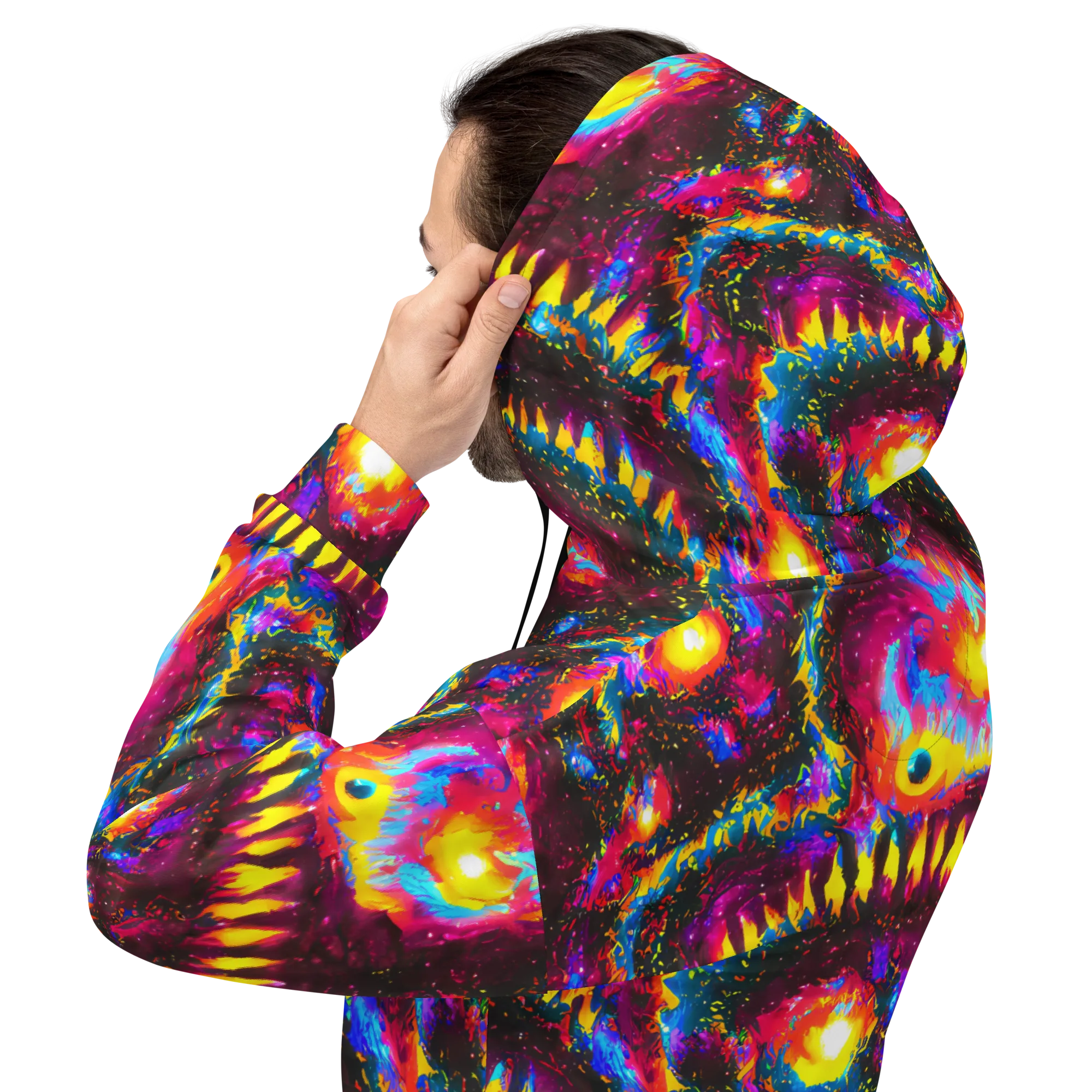 Lava Garden on Hoodie — Back