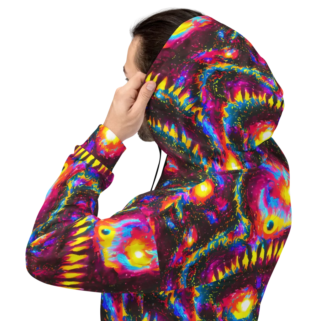 Lava Garden on Hoodie — Back