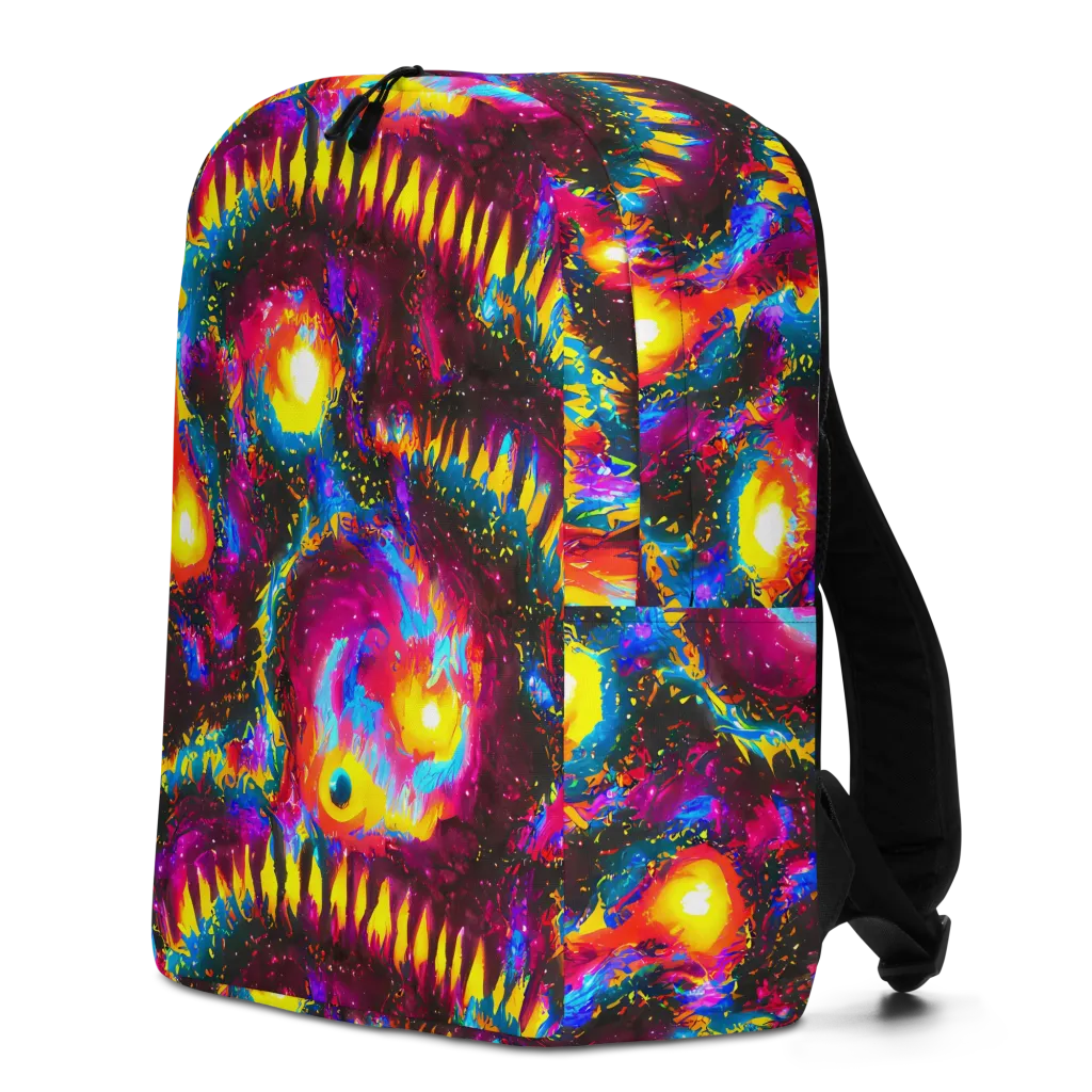 Lava Garden on Minimalist Backpack — Left
