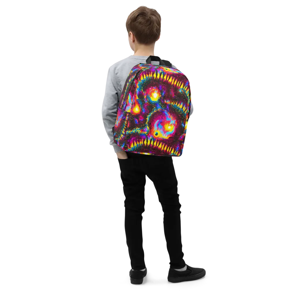 Lava Garden on Minimalist Backpack — Right Front