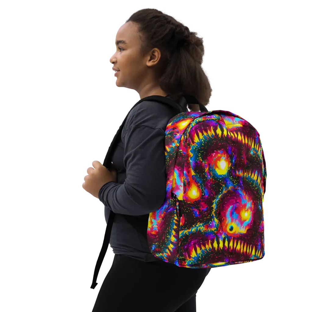 Lava Garden on Minimalist Backpack — Right Front