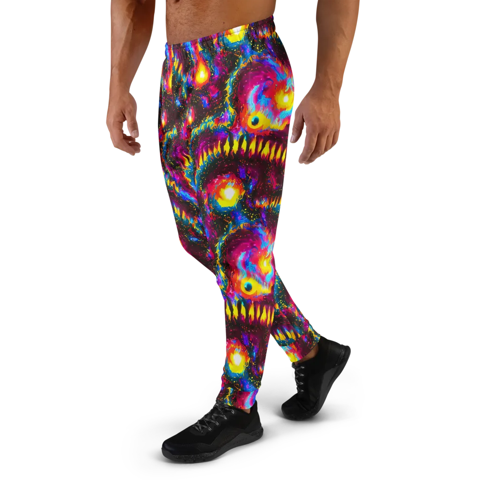 Lava Garden on Men's Joggers — Left