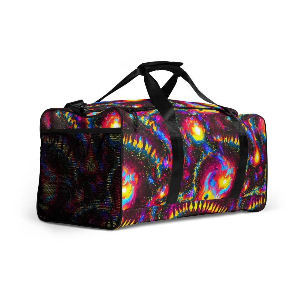 Lava Garden on Duffle Bag — Right Front