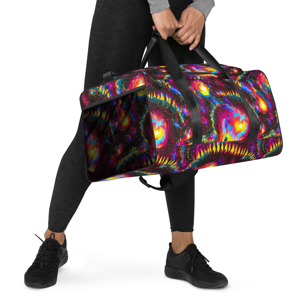Lava Garden on Duffle Bag — Right Front