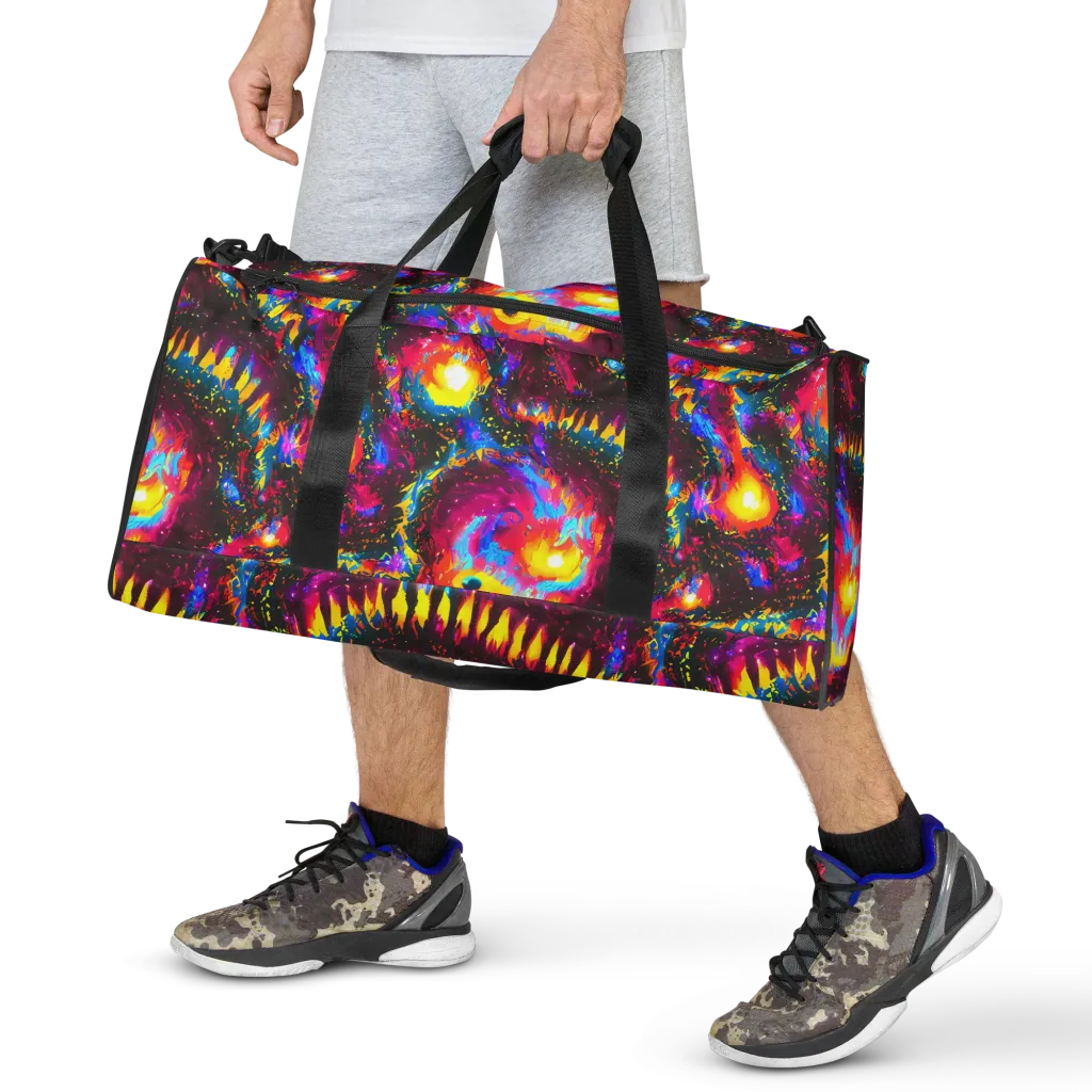 Lava Garden on Duffle Bag — Front