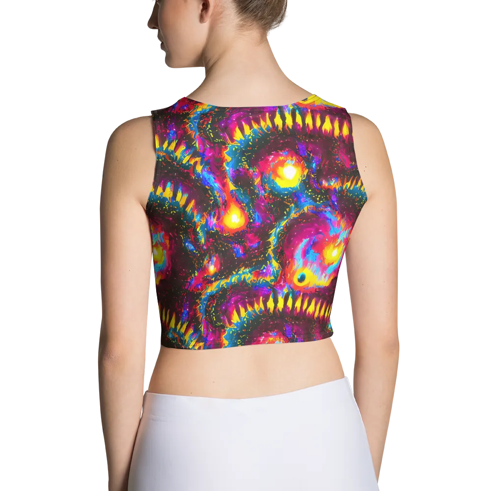 Lava Garden on Crop Top — Back