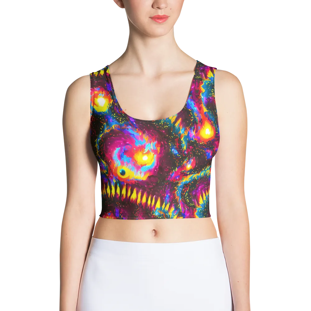 Lava Garden on Crop Top — Front