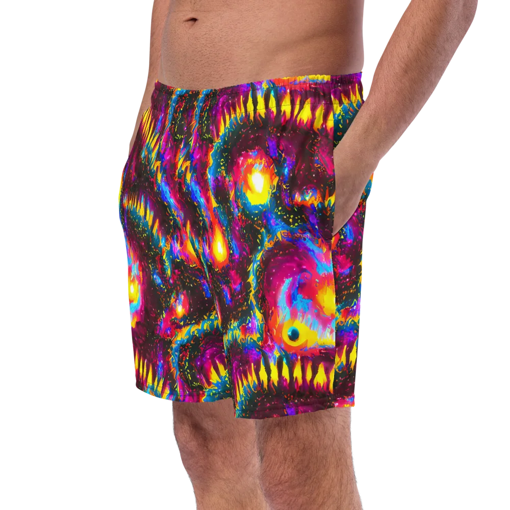 Lava Garden on Swim Trunks — Left Front