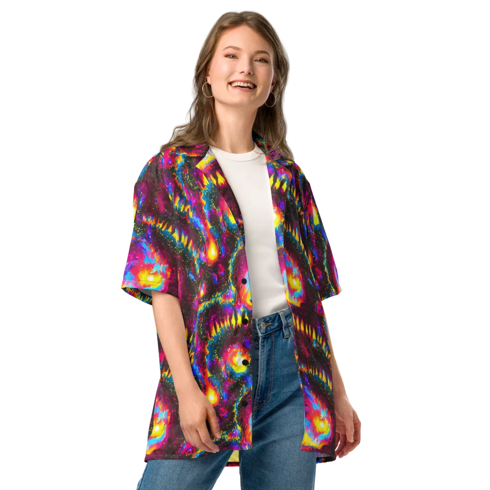 Lava Garden on Button Shirt — Front