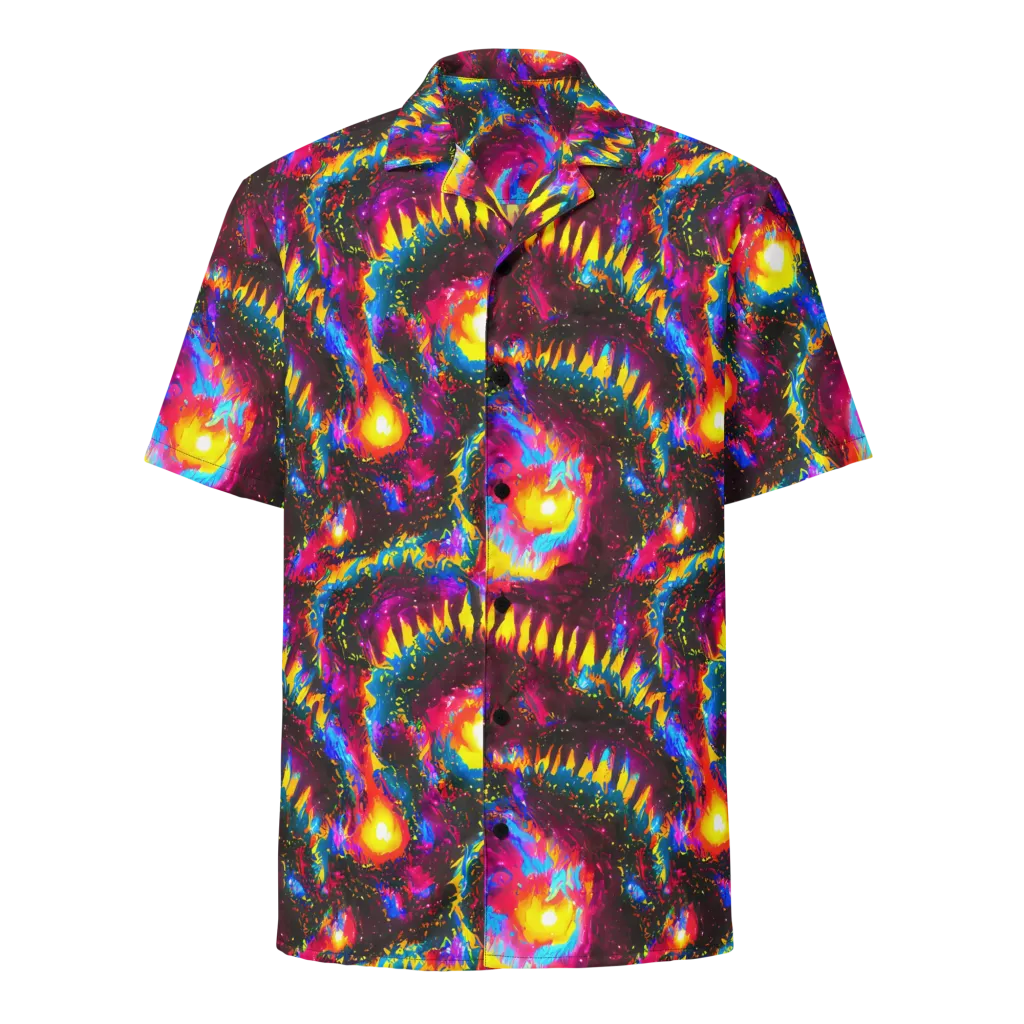Lava Garden on Button Shirt — Front