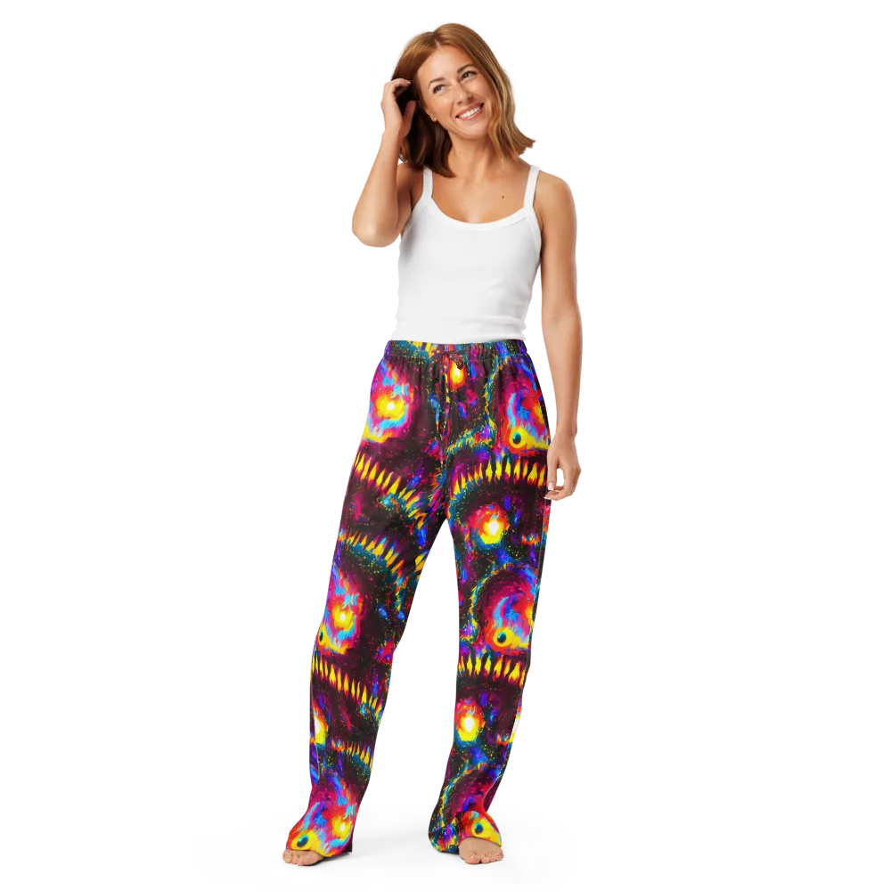 Lava Garden on Women's Pajama Pants — Front