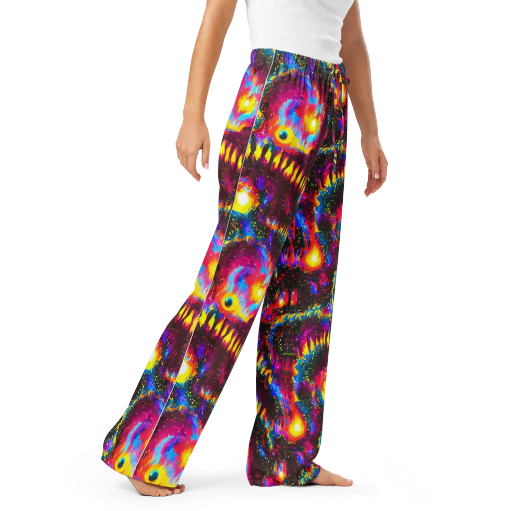 Lava Garden on Women's Pajama Pants — Right Front
