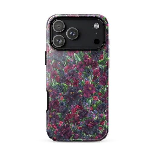 Velvet Night Garden on a Tough Case for iPhone®