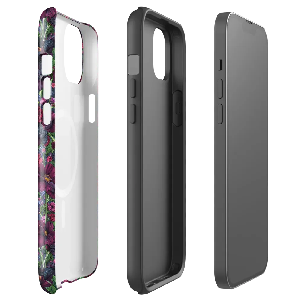 Velvet Night Garden on MagSafe Tough Case for iPhone® — Front