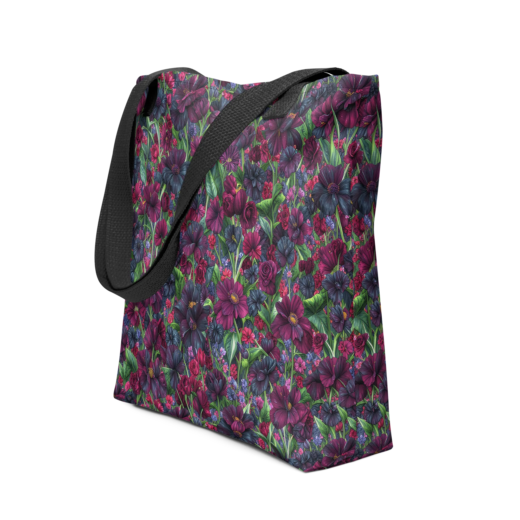 Velvet Night Garden on Tote Bag — Front