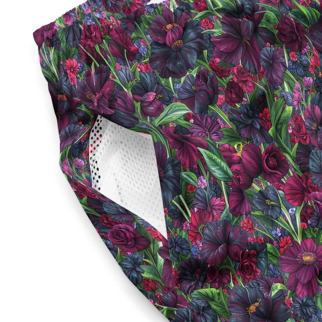 Velvet Night Garden on Swim Trunks — Product details 2