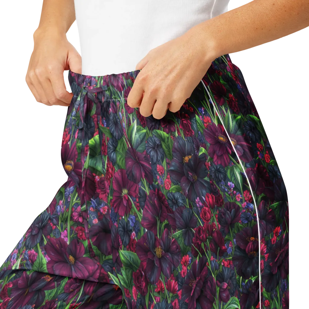 Velvet Night Garden on Women's Pajama Pants — Product details