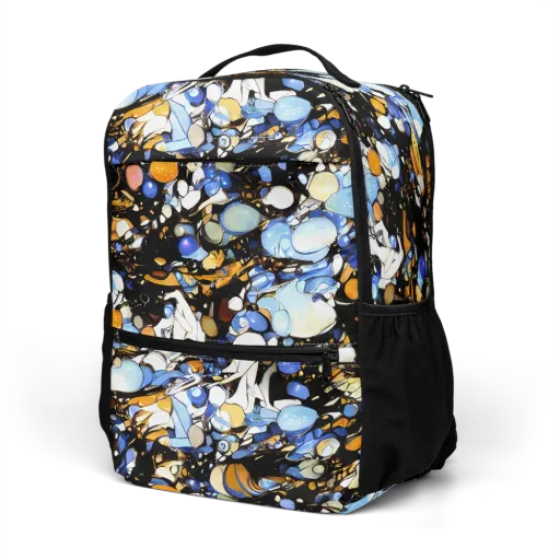 Sapphire Static on a Utility Backpack