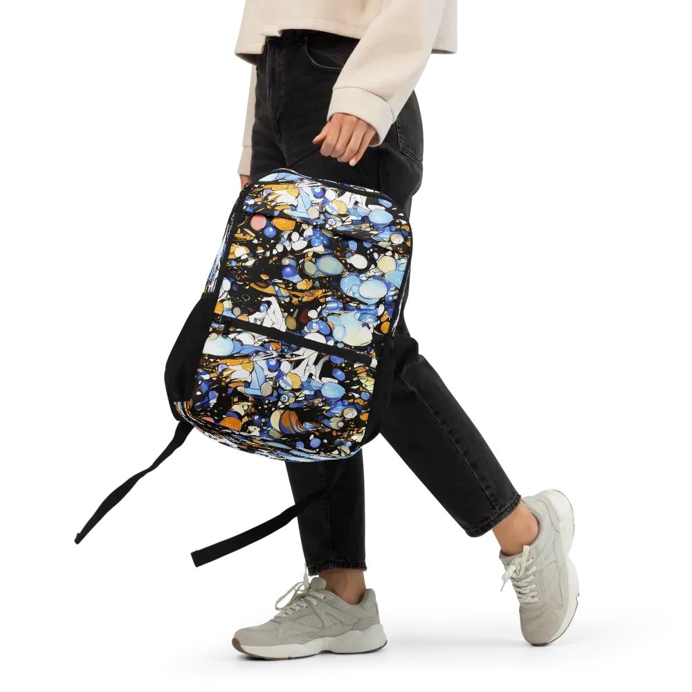Sapphire Static on Utility Backpack — Front