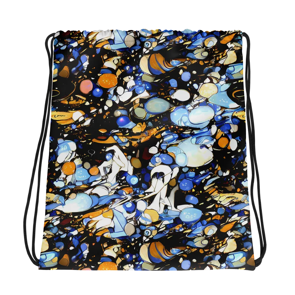 Sapphire Static on Drawstring Bag — Photo