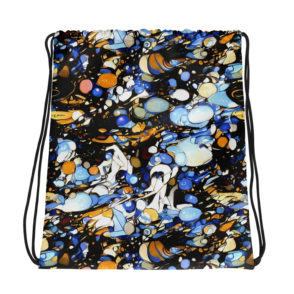 Sapphire Static on Drawstring Bag — Photo