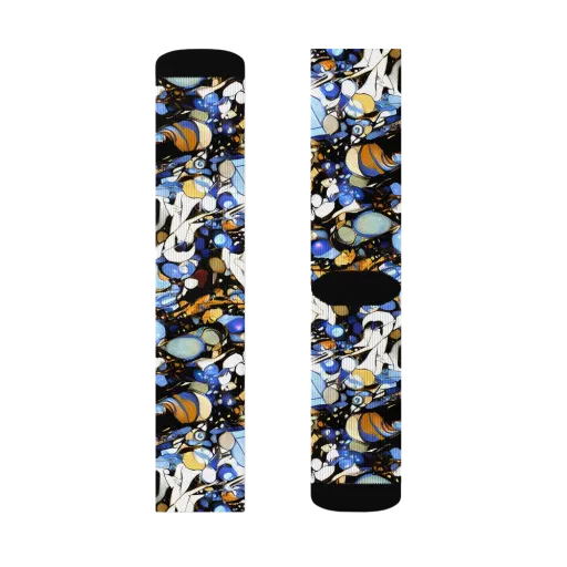 Sapphire Static on a Socks