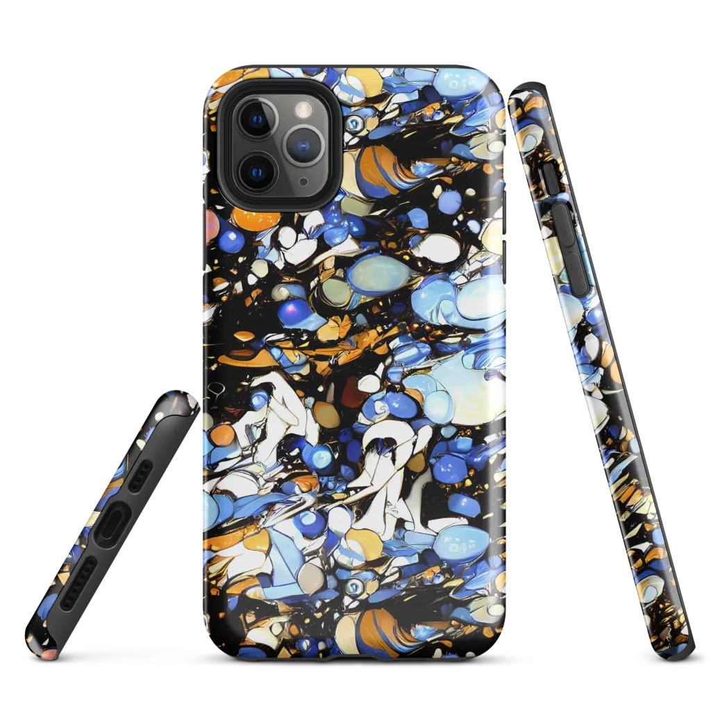 Sapphire Static on Tough Case for iPhone® — Front